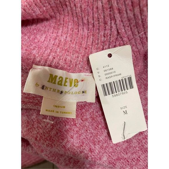 Anthropologie Maeve Laney Marled Cowl Neck Pullover Top Size M - Picture 6 of 6